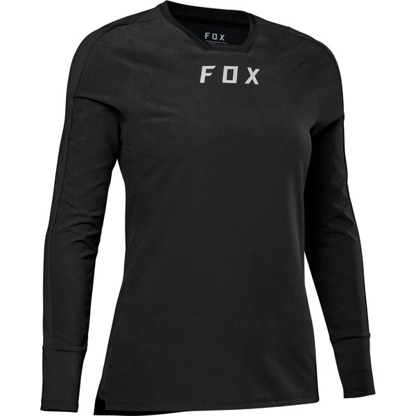 Maillot de Vélo Defend Thermal Femme/Fox/noir, de face
