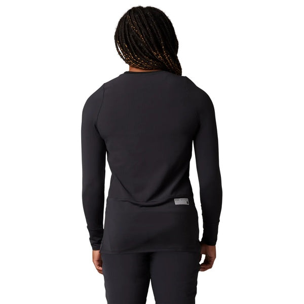 Maillot de Vélo Defend Thermal Femme/Fox/noir, de dos