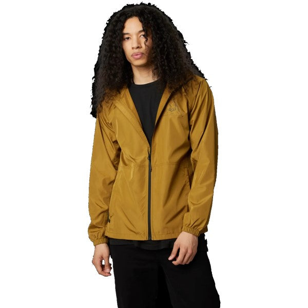 Manteau Coupe-Vent Finisher Jaune de face