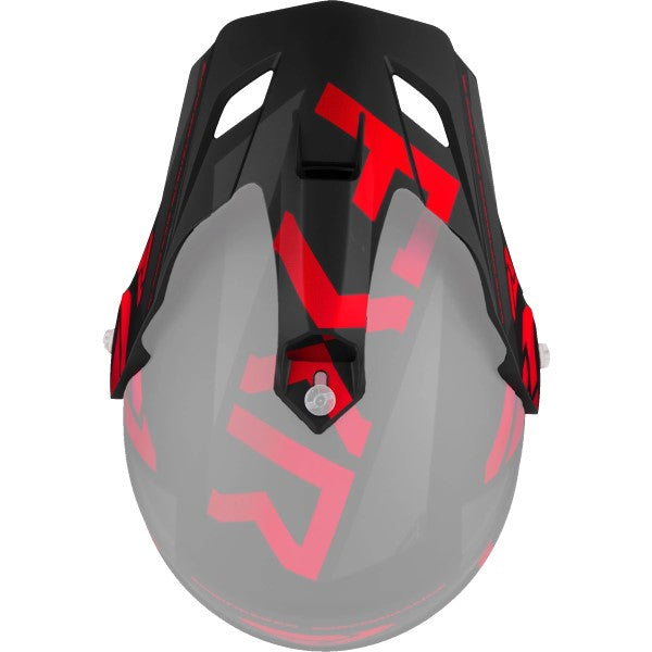 Palette de Motocross Torque X Team Noir/Rouge de dessus