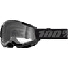 Lunettes de Motocross Strata 2 Lentille Clair Noir
