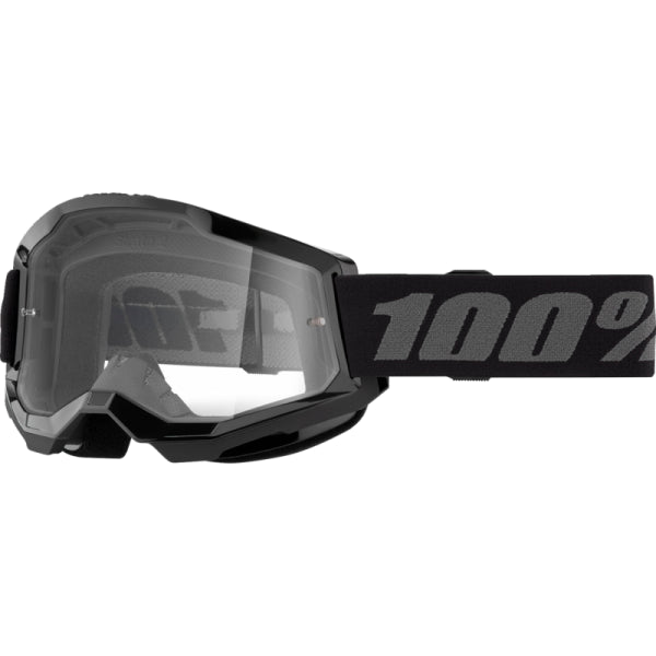 Lunettes de Motocross Strata 2 Lentille Clair Noir