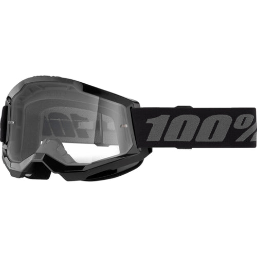 Lunettes de Motocross Strata 2 Lentille Clair Noir