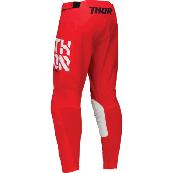Pantalon de Motocross Launchmode Forge Junior Thor rouge, de dos