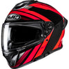 Casque Intégral de Moto C71 FABER Noir/Rouge