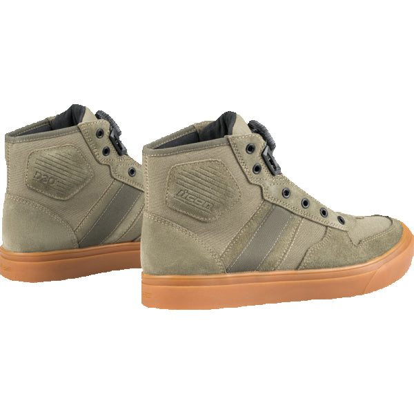 Bottes de Moto Dog Days CE Olive, Arrière 