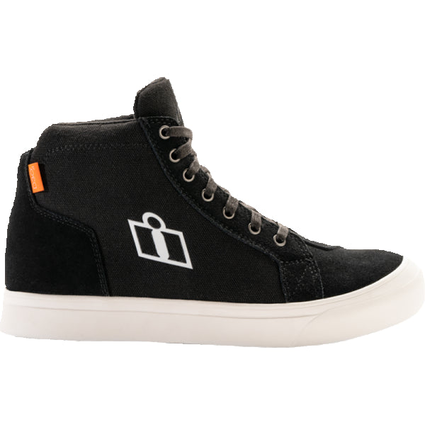 Bottes de Moto Carga Noir/Blanc, côté droit