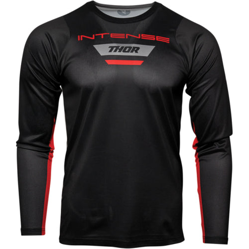 Chandail de Vélo Intense Thor Noir/Gris, de face