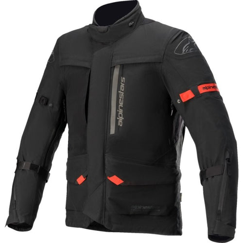 Manteau de Moto Altamira Gore-Tex Noir/Rouge de face