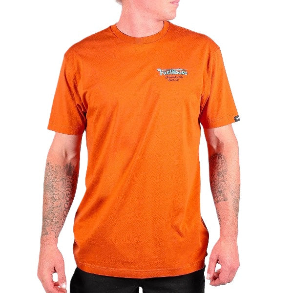 T-Shirt Savanna/Fasthouse/orange de face