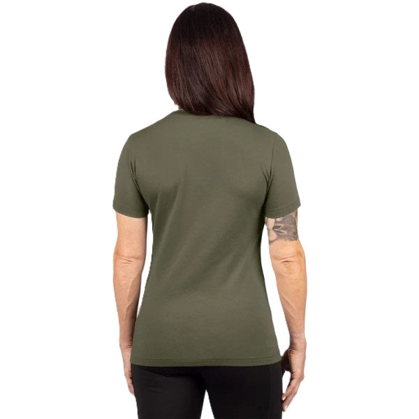 T-Shirt Profish Premium Femme Vert, Dos