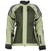 Manteau de Moto Artemis Femme Klim Vert de face