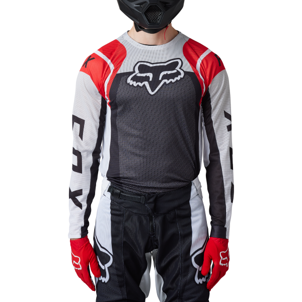 Chandail de Motocross Fox Airline Sensory Rouge Modèle