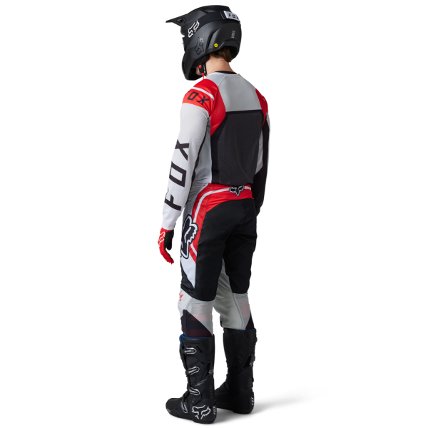 Pantalon de Motocross Ventilé Fox Airline Sensory Rouge Modèle Dos