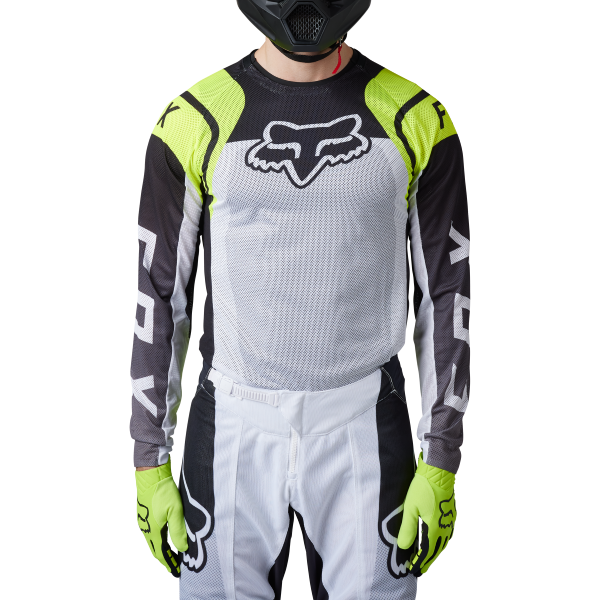 Chandail de Motocross Fox Airline Sensory Jaune Modèle 