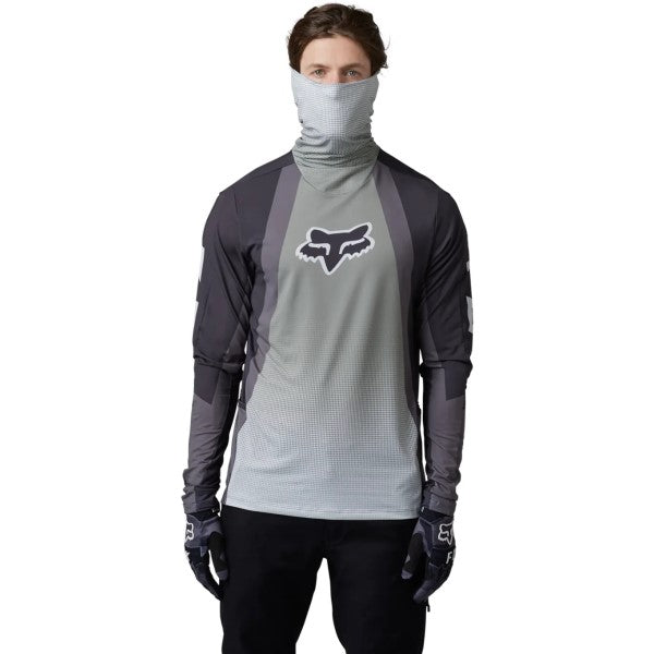 Chandail de Motocross Ranger Drive Vurt SXS Gris/Noir essayage de face