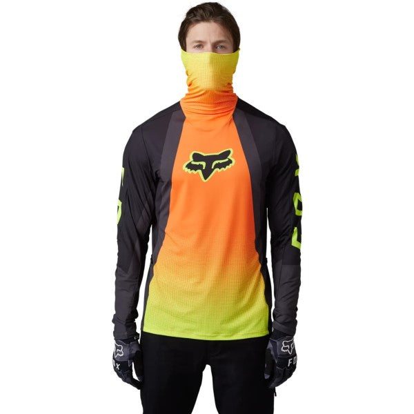 Chandail de Motocross Ranger Drive Vurt SXS Orange/Jaune essayage de face
