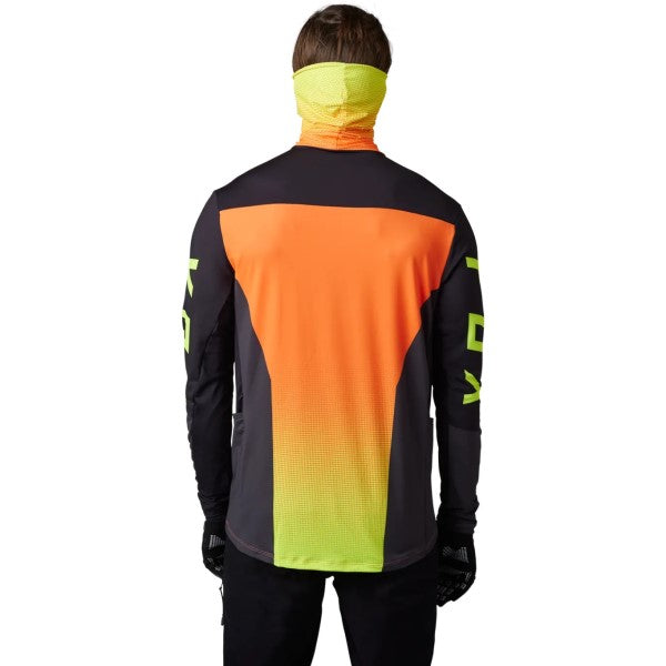 Chandail de Motocross Ranger Drive Vurt SXS Orange/Jaune essayage de dos