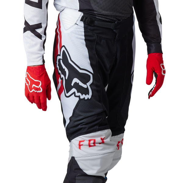 Pantalon de Motocross Ventilé Fox Airline Sensory Rouge Zoom