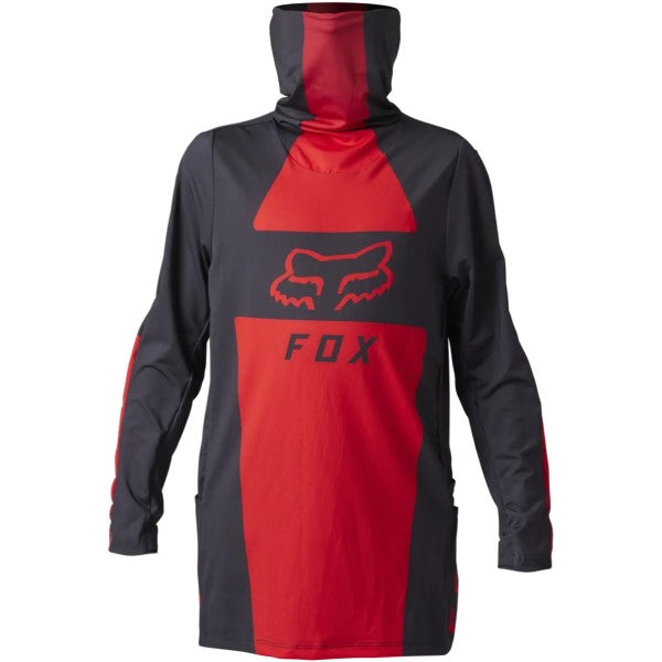 Chandail de Motocross Ranger Drive Krux SXS Junior Rouge/Noir de face