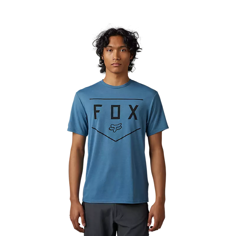 T-Shirt Shield Bleu