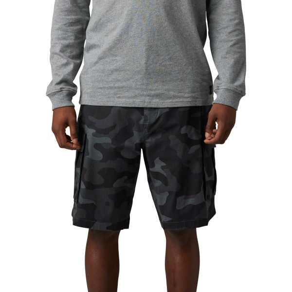 Shorts Slambozo Camo| Noir, de face