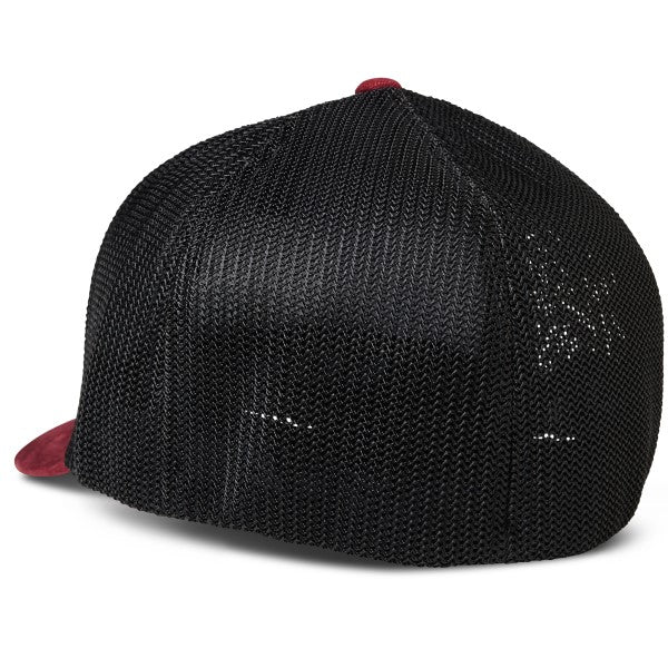 Casquette Turnout Mesh Flexfit Rouge/Noir Derrière