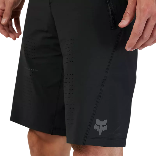 Short MTB FOX Flexair Doublé Noir Modèle Zoom