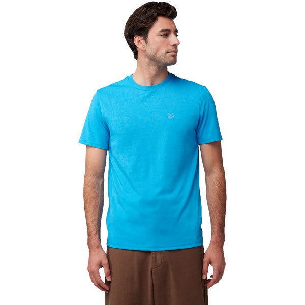 T-Shirt Forums Tech Fox bleu, essayage de face