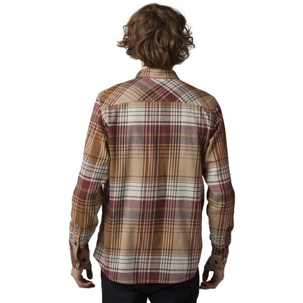 Chemise Utilitaire en Flanelle Tournout Brun