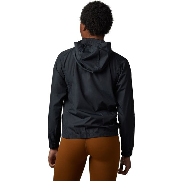 Manteau Coupe-Vent Boundary Femme Noir Derrière