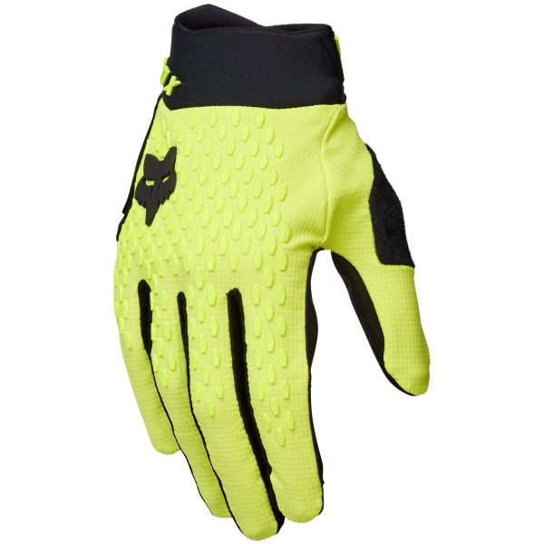 Gants Vélo de Montagne Defend Fox jaune, dessus