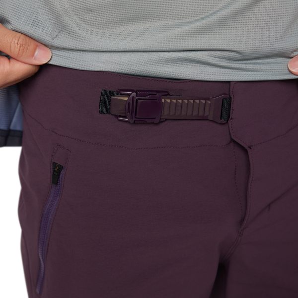 Short de Vélo de Montagne FOX Flexair Mauve Ceinture