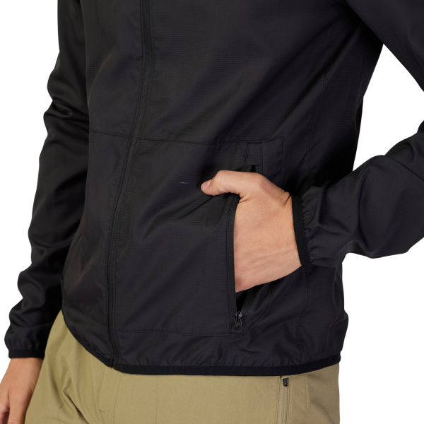 Veste de Vélo coupe-vent Fox Ranger Noir Poche