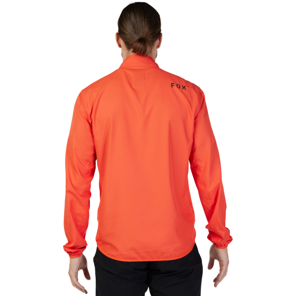 Veste de Vélo coupe-vent Fox Ranger Orange Modèle Dos