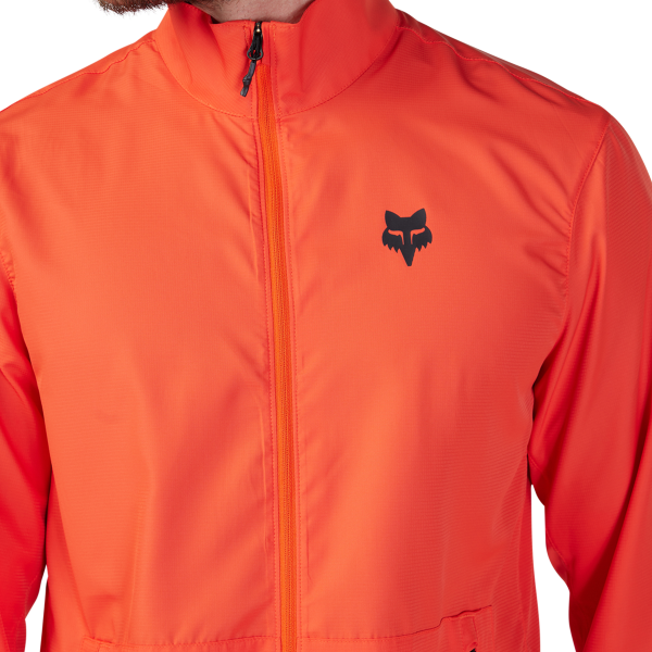 Veste de Vélo coupe-vent Fox Ranger Orange Zoom