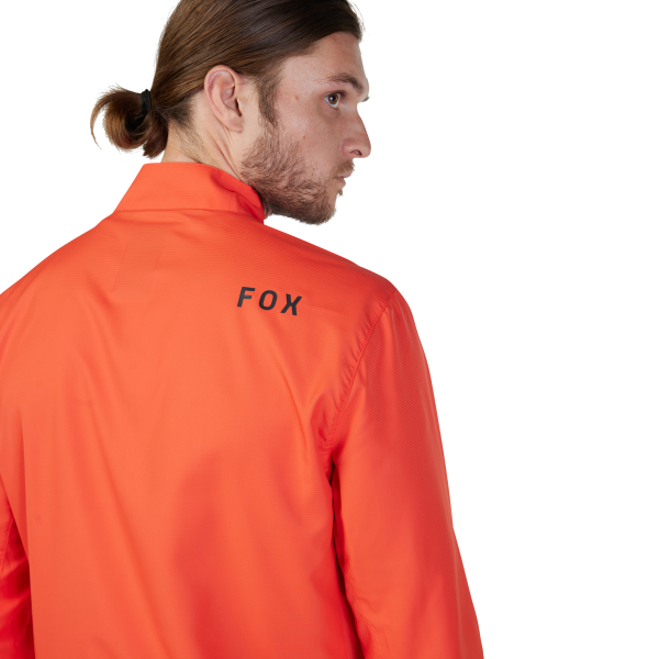 Veste de Vélo coupe-vent Fox Ranger Orange Épaule