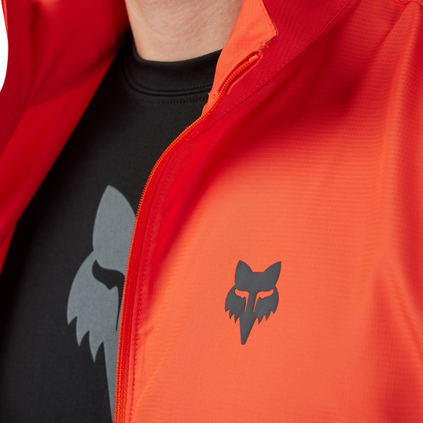 Veste de Vélo coupe-vent Fox Ranger Orange Logo