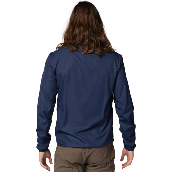 Veste de Vélo coupe-vent Fox Ranger Bleu Modèle Dos