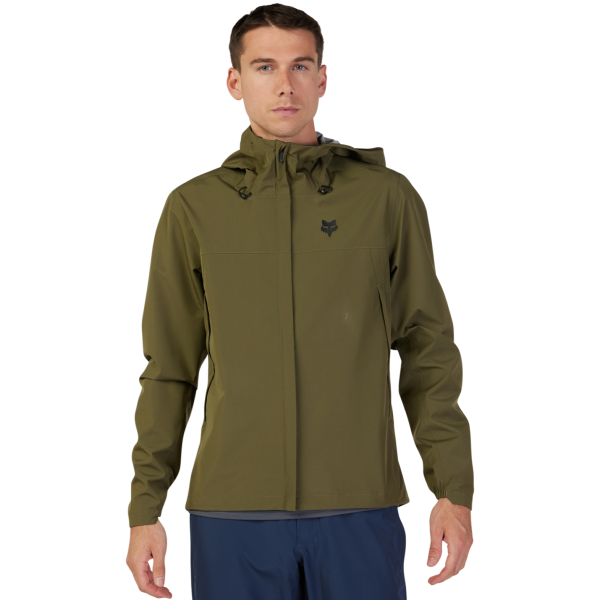 Veste de Vélo FOX Ranger 2,5-C Imperméable Olive Modèle