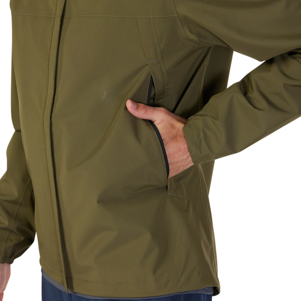 Veste de Vélo FOX Ranger 2,5-C Imperméable Olive Poche