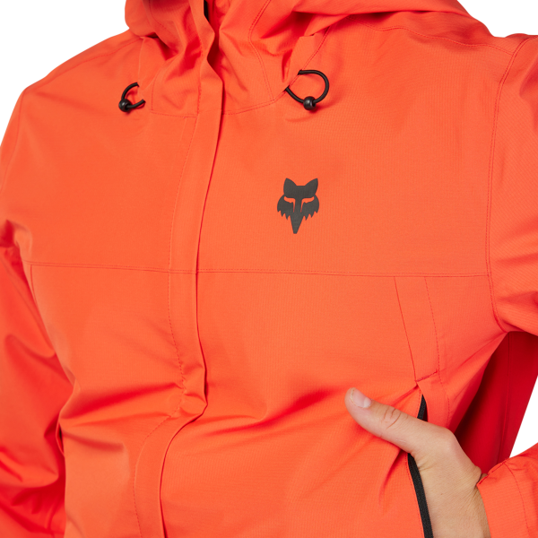 Veste de Vélo FOX Ranger 2,5-C Imperméable Orange Poche