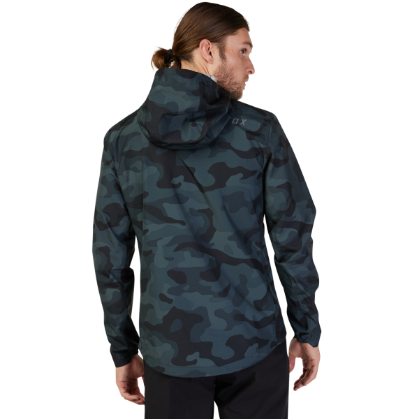 Veste de Vélo FOX Ranger 2,5-C Imperméable Camo Modèle Dos