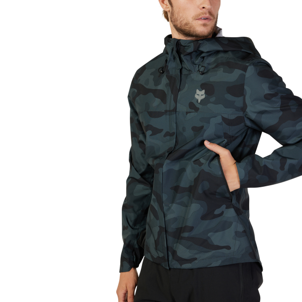 Veste de Vélo FOX Ranger 2,5-C Imperméable Camo Poche 