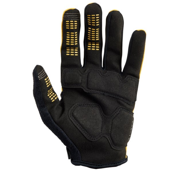 Gants de Vélo Ranger Gel| Jaune, derrière 