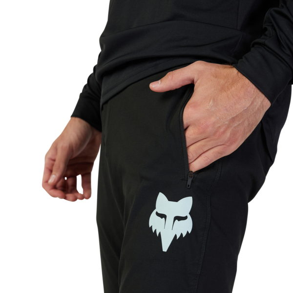 Pantalon de Vélo FOX Ranger Race Noir Poche