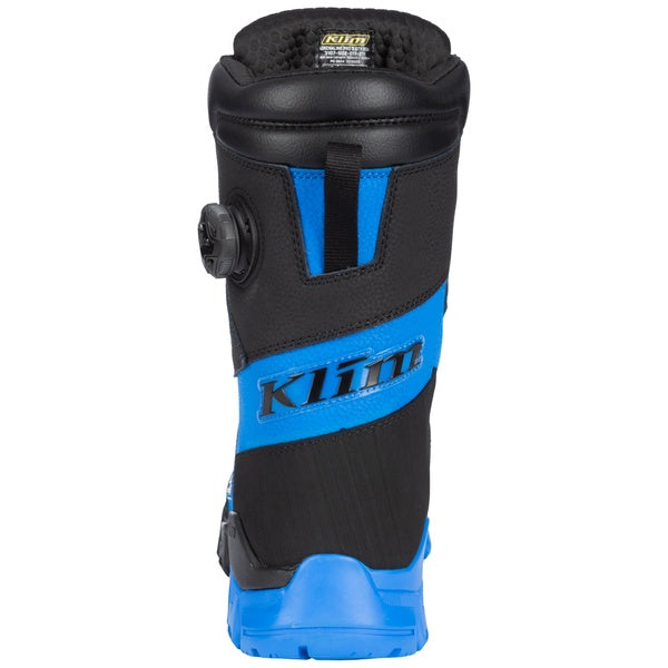 Bottes de Motoneige Adrenaline Pro S GTX BOA Bleu/Noir,d e dos