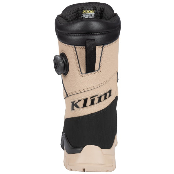 Bottes de Motoneige Adrenaline Pro S GTX BOA Beige, de dos
