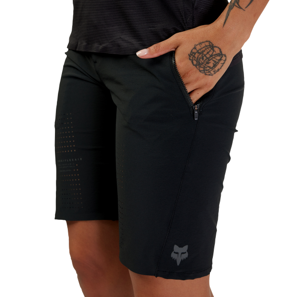 Short de Vélo de Montagne FOX Flexair Femme Noir Poche