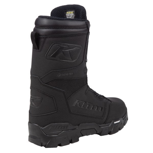 Bottes de Motoneige Klutch GTX BOA Klim noir, arrière